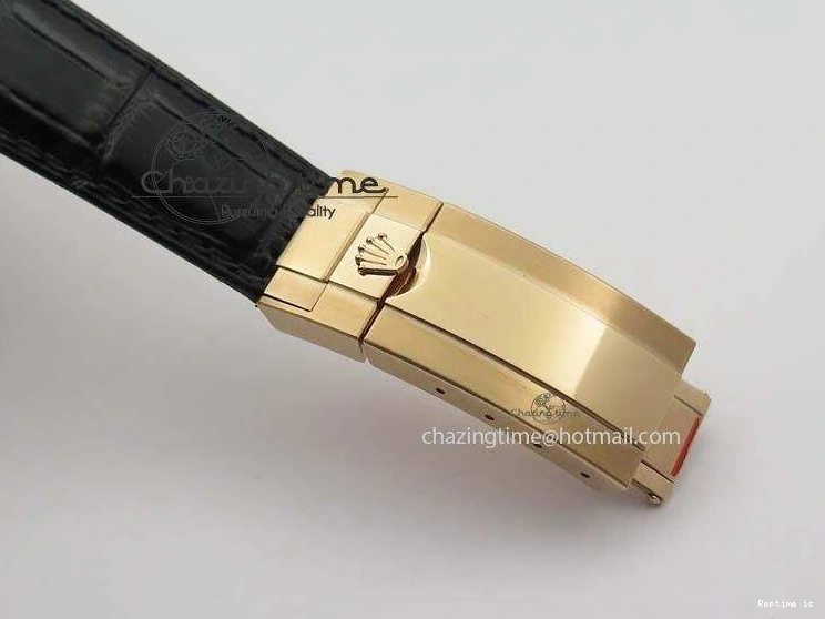 0107 Daytona 116515 Noob 1:1 Best Edition RG Black Dial On Black Leather Strap A NewStyle 3789